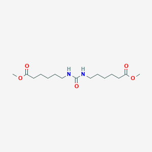molecular formula C15H28N2O5 B3337473 Methyl 6-{[(6-methoxy-6-oxohexyl)carbamoyl]amino}hexanoate CAS No. 6621-60-9