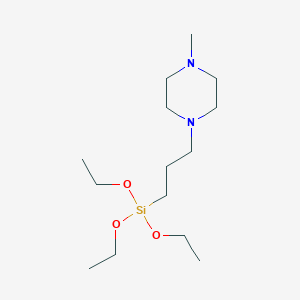 molecular formula C14H32N2O3Si B3337495 4-Methyl-1-(3-triethoxysilylpropyl)-piperazine CAS No. 67154-24-9