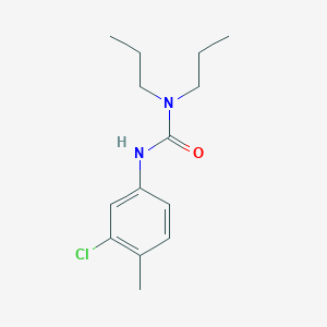 molecular formula C14H21ClN2O B3337502 3-(3-Chloro-4-methylphenyl)-1,1-dipropylurea CAS No. 67759-56-2