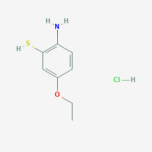 molecular formula C8H12ClNOS B3337595 2-Amino-5-ethoxybenzenethiol;hydrochloride CAS No. 71071-47-1