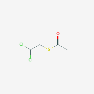 molecular formula C4H6Cl2OS B3337600 1-(Acetylmercapto)-2,2-dichloroethane CAS No. 71172-37-7