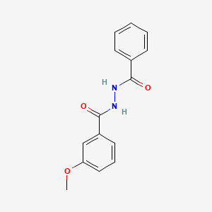 molecular formula C15H14N2O3 B3337617 1-Benzoyl-2-(3-methoxybenzoyl)hydrazine CAS No. 7154-74-7
