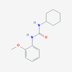 molecular formula C14H20N2O2 B3337638 1-Cyclohexyl-3-(2-methoxyphenyl)urea CAS No. 72802-47-2