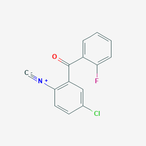 2-Isocyano-5-chloro-2'-fluorobenzophenone