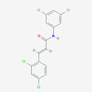 molecular formula C15H9Cl4NO B333767 (2E)-3-(2,4-dichlorophenyl)-N-(3,5-dichlorophenyl)prop-2-enamide 