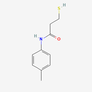 molecular formula C10H13NOS B3337734 n-(4-Methylphenyl)-3-sulfanylpropanamide CAS No. 78580-32-2