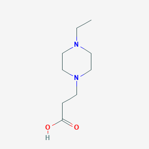 molecular formula C9H18N2O2 B3337751 3-(4-Ethylpiperazin-1-yl)propanoic acid CAS No. 799262-18-3