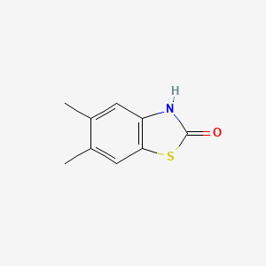 molecular formula C9H9NOS B3337770 5,6-Dimethylbenzo[d]thiazol-2(3H)-one CAS No. 80689-20-9
