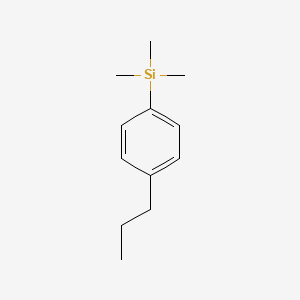 Silane, trimethyl(4-propylphenyl)-