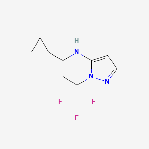 5-Cyclopropyl-7-(trifluoromethyl)-4,5,6,7-tetrahydropyrazolo[1,5-a]pyrimidine