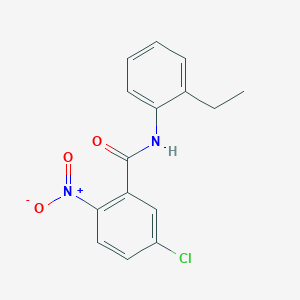 molecular formula C15H13ClN2O3 B333784 5-chloro-N-(2-ethylphenyl)-2-nitrobenzamide 