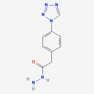 molecular formula C9H10N6O B3337856 (4-Tetrazol-1-yl-phenyl)-acetic acid hydrazide CAS No. 832737-53-8