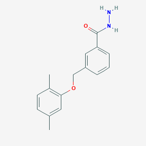 3-[(2,5-Dimethylphenoxy)methyl]benzohydrazide