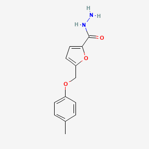 5-[(4-Methylphenoxy)methyl]-2-furohydrazide