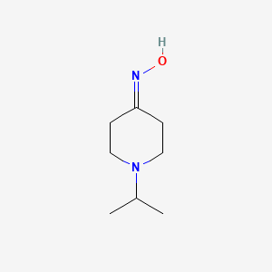 molecular formula C8H16N2O B3338055 1-Isopropylpiperidin-4-one oxime CAS No. 832741-00-1