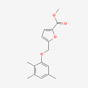 molecular formula C16H18O4 B3338065 Methyl 5-[(2,3,5-trimethylphenoxy)methyl]furan-2-carboxylate CAS No. 832741-09-0