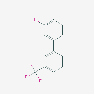 molecular formula C13H8F4 B3338109 3-Fluoro-3'-trifluoromethylbiphenyl CAS No. 844856-46-8