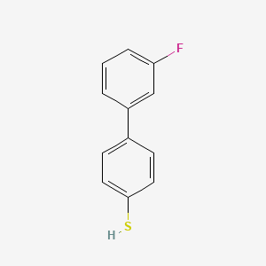 molecular formula C12H9FS B3338118 4-(3-Fluorophenyl)thiophenol CAS No. 845822-98-2