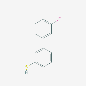 molecular formula C12H9FS B3338125 3-(3-Fluorophenyl)thiophenol CAS No. 845822-99-3