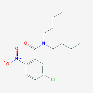 molecular formula C15H21ClN2O3 B333815 N,N-dibutyl-5-chloro-2-nitrobenzamide 
