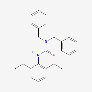 1,1-Dibenzyl-3-(2,6-diethylphenyl)urea
