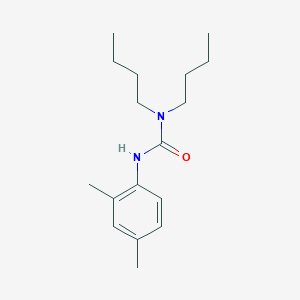 molecular formula C17H28N2O B3338213 1,1-Dibutyl-3-(2,4-dimethylphenyl)urea CAS No. 86781-15-9