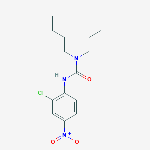 Urea, N,N-dibutyl-N'-(2-chloro-4-nitrophenyl)-