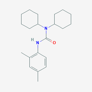 Urea, N,N-dicyclohexyl-N'-(2,4-dimethylphenyl)-