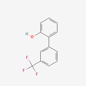 molecular formula C13H9F3O B3338366 2-(3-Trifluoromethylphenyl)phenol CAS No. 893738-60-8