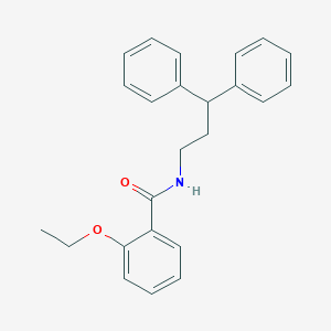 molecular formula C24H25NO2 B333837 N-(3,3-diphenylpropyl)-2-ethoxybenzamide 