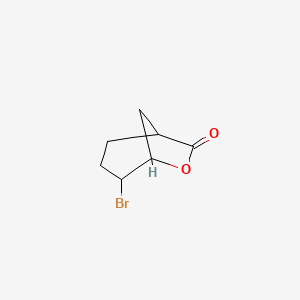 molecular formula C7H9BrO2 B3338389 4-Bromo-6-oxabicyclo[3.2.1]octan-7-one CAS No. 90084-76-7