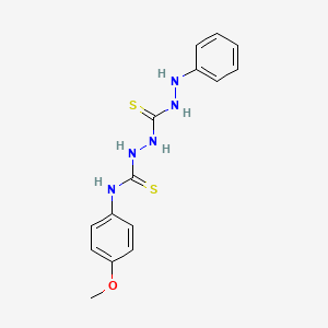 1-Anilino-3-[(4-methoxyphenyl)carbamothioylamino]thiourea