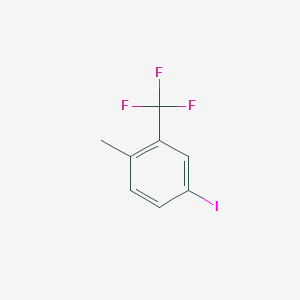 molecular formula C8H6F3I B3338454 4-Iodo-1-methyl-2-(trifluoromethyl)benzene CAS No. 930599-58-9