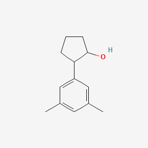 molecular formula C13H18O B3338463 trans-2-(3,5-Dimethylphenyl)cyclopentanol CAS No. 933674-39-6