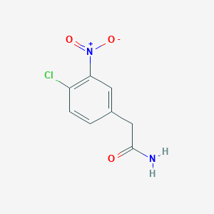 molecular formula C8H7ClN2O3 B3338566 4-氯-3-硝基苯乙酰胺 CAS No. 98553-93-6