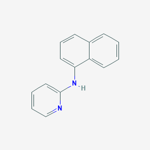 molecular formula C15H12N2 B3338648 2-Pyridinamine, N-1-naphthalenyl- CAS No. 17966-01-7