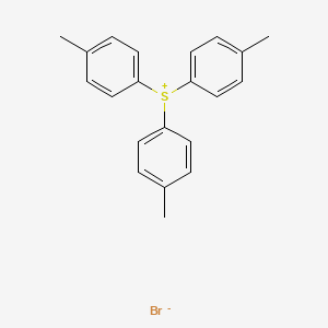 molecular formula C21H21BrS B3338676 Tris(4-methylphenyl)sulfanium bromide CAS No. 3744-11-4