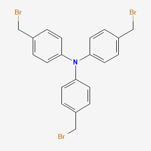 molecular formula C21H18Br3N B3338719 Tris(4-(bromomethyl)phenyl)amine CAS No. 100693-36-5