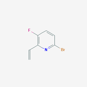 molecular formula C7H5BrFN B3338939 6-Bromo-3-fluoro-2-vinylpyridine CAS No. 1684434-01-2
