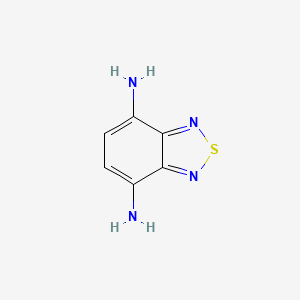 molecular formula C6H6N4S B3338965 2,1,3-Benzothiadiazole-4,7-diamine CAS No. 19951-39-4