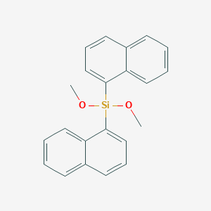 molecular formula C22H20O2Si B3338975 二甲氧基二（萘-1-基）硅烷 CAS No. 21591-48-0