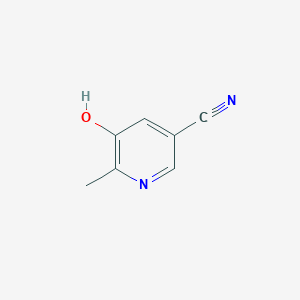 molecular formula C7H6N2O B3339008 5-Hydroxy-6-methylnicotinonitrile CAS No. 3307-82-2