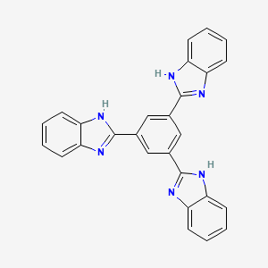 molecular formula C27H18N6 B3339020 1,3,5-Tris(1H-benzoimidazole-2-yl)benzene CAS No. 351437-96-2