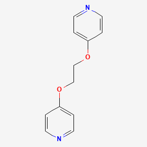 molecular formula C12H12N2O2 B3339038 4-(2-(4-Pyridyloxy)ethoxy)pyridine CAS No. 50789-62-3