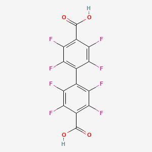 molecular formula C14H2F8O4 B3339044 2,2',3,3',5,5',6,6'-Octafluoro[1,1'-biphenyl]-4,4'-dicarboxylic acid CAS No. 5216-23-9