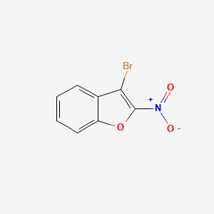 molecular formula C8H4BrNO3 B3339109 3-Bromo-2-nitrobenzofuran CAS No. 65847-81-6