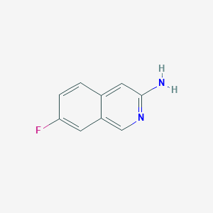 molecular formula C9H7FN2 B3339175 7-Fluoroisoquinolin-3-amine CAS No. 82117-32-6