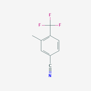 molecular formula C9H6F3N B3339233 3-Methyl-4-(trifluoromethyl)benzonitrile CAS No. 871571-28-7