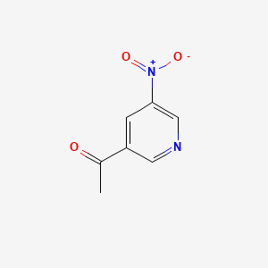 molecular formula C7H6N2O3 B3339250 1-(5-Nitropyridin-3-yl)ethanone CAS No. 87883-17-8