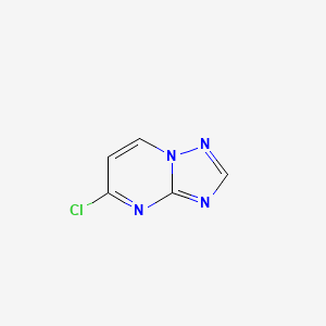 molecular formula C5H3ClN4 B3339270 5-Chloro-[1,2,4]triazolo[1,5-a]pyrimidine CAS No. 89364-06-7